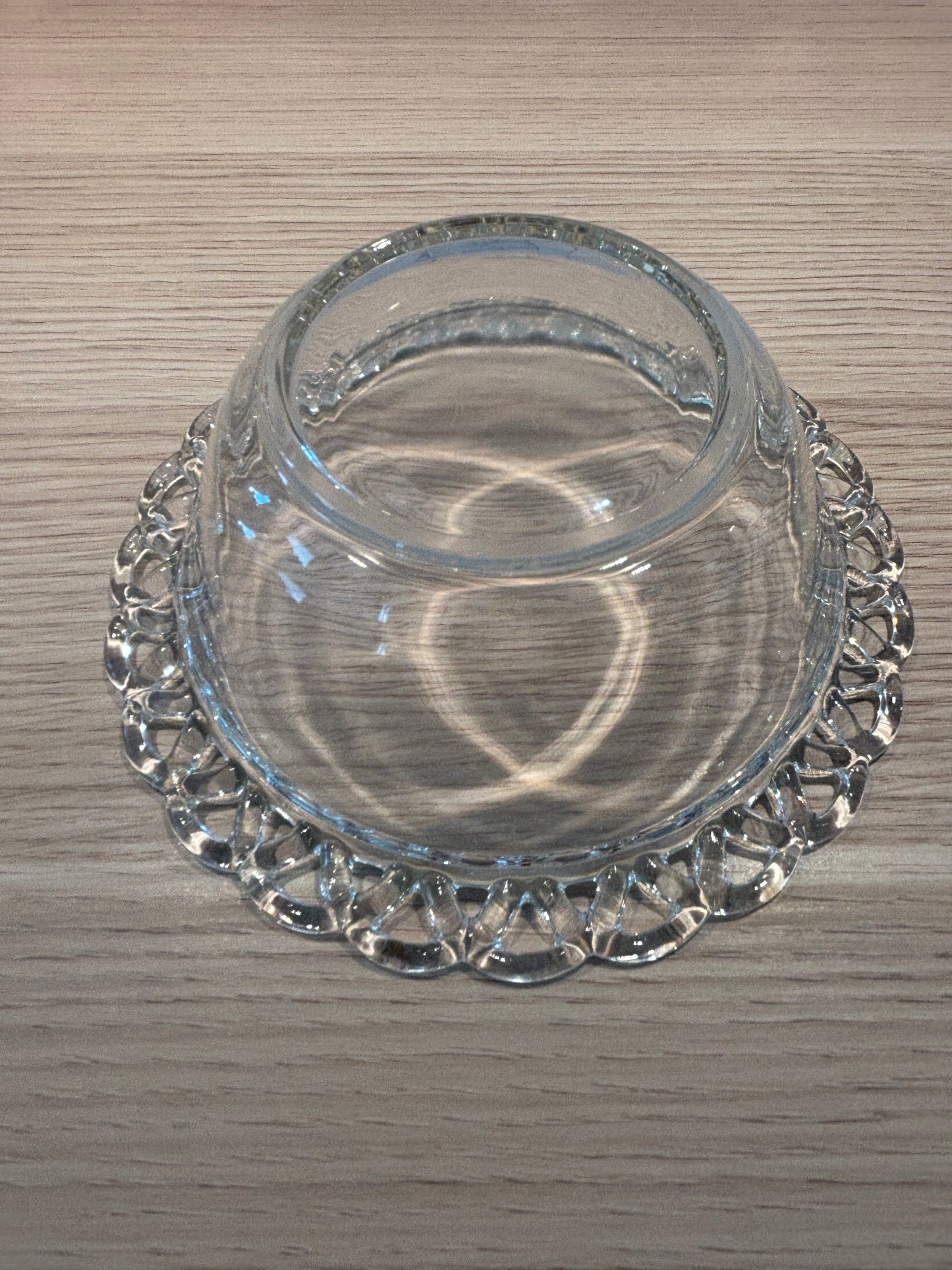 Glasskål i vintageutförande