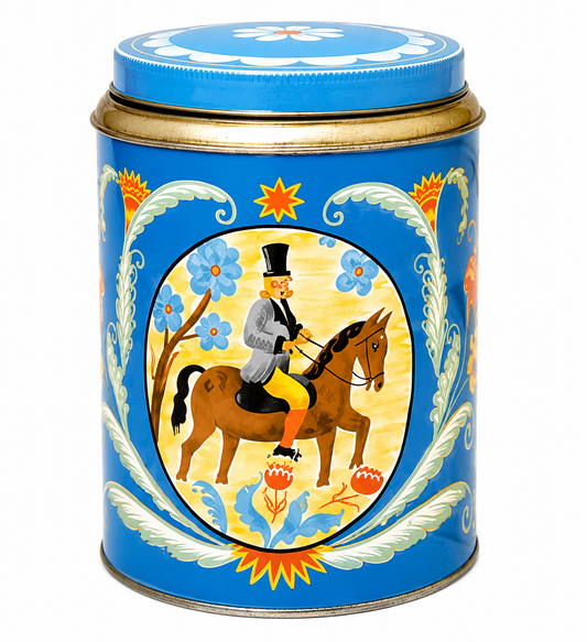 Klassisk plåtburk blå - Kärnkaffe