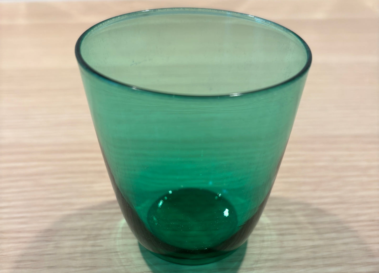 Grönt vintageglas från Reijmyre Glasbruk