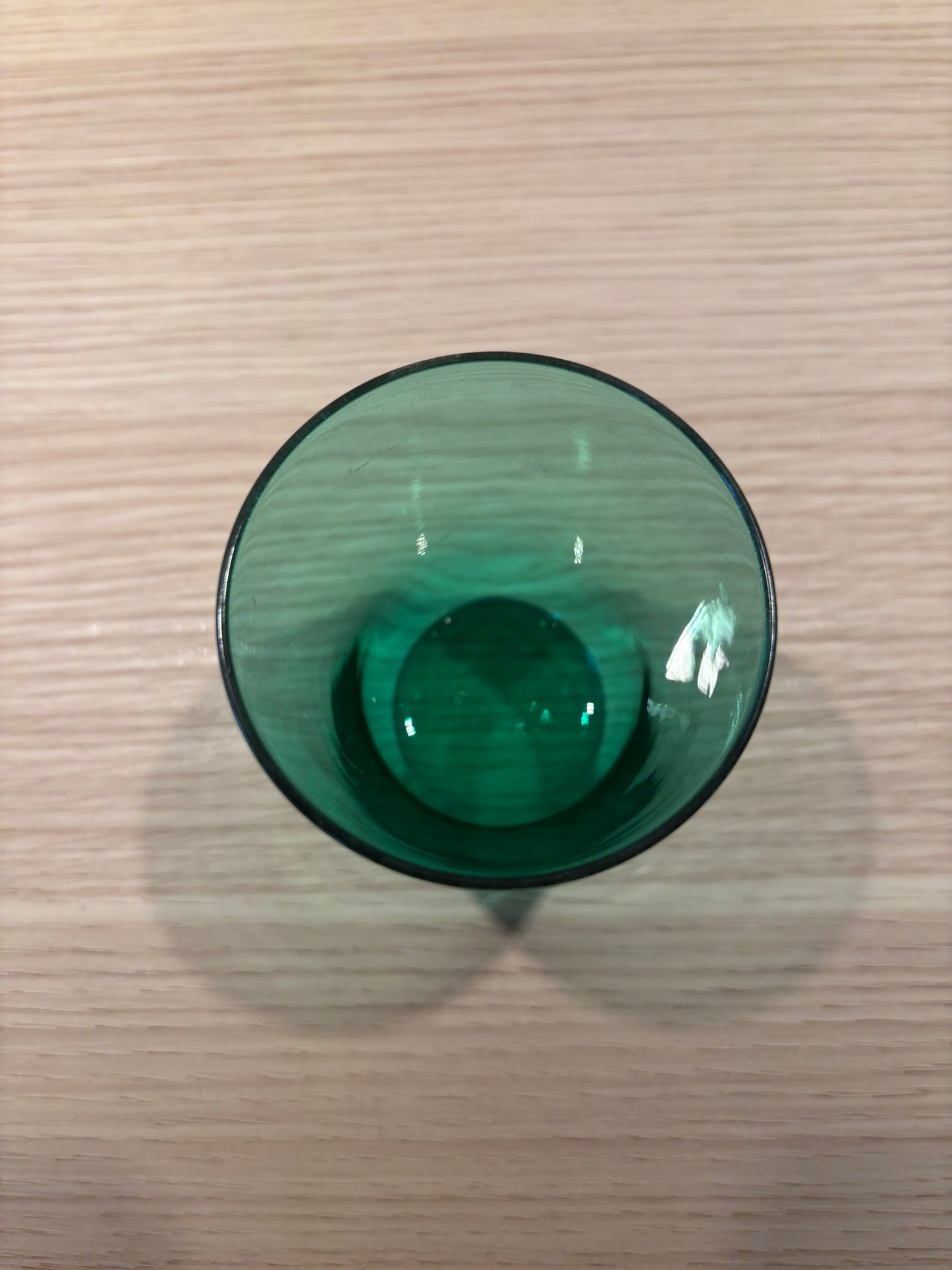 Grönt vintageglas från Reijmyre Glasbruk