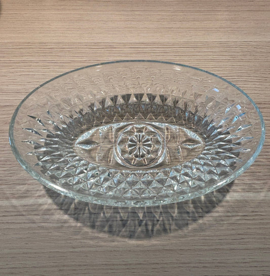 Glasskål större Vereco Lulli France – Retro 60-tal