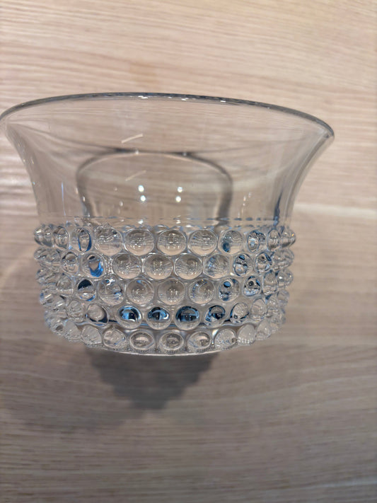 Skål kruka ”Näppylä - Krokus” design Saara Hopea, Nuutajärvi/Iittala - nyskick!